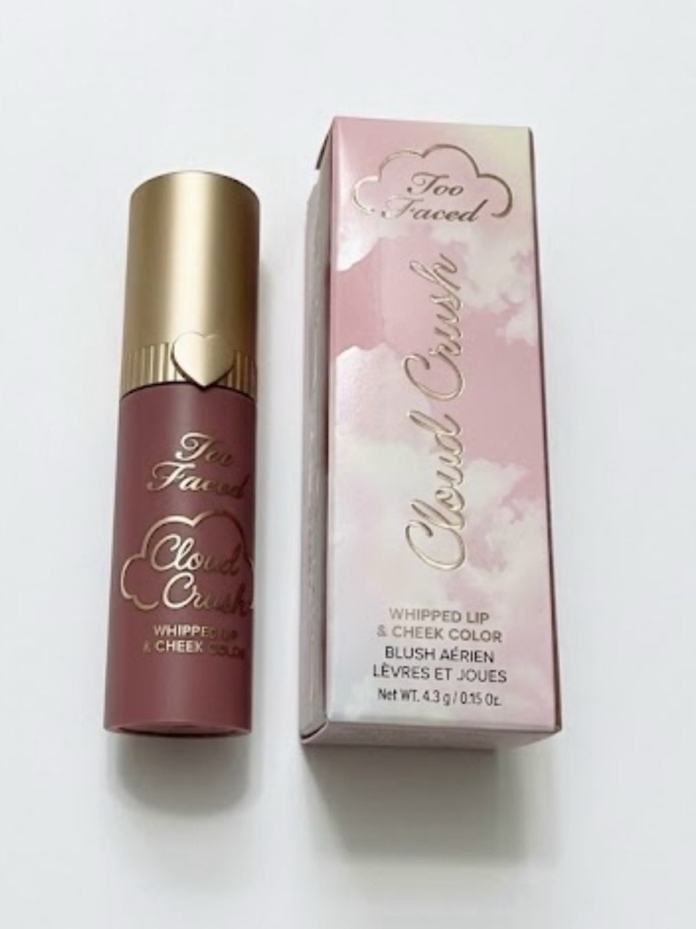 Too Faced Cloud Crush Whipped Lip & Cheek Color Bed of Roses